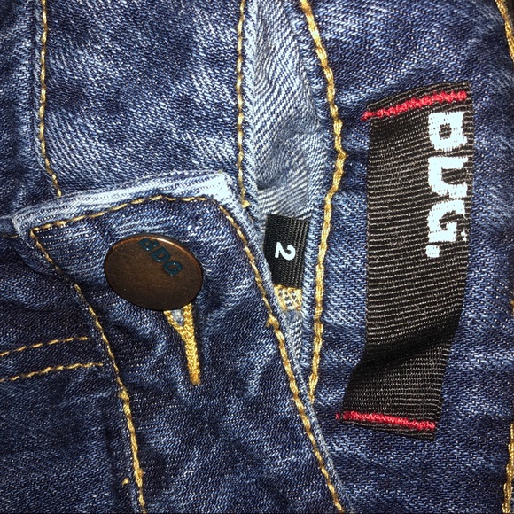 BDG - Denim Distressed Mini Skirt - Picture 3 of 3